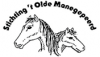 Logo met paarden van Stichting 'Olde Manegepeerd 