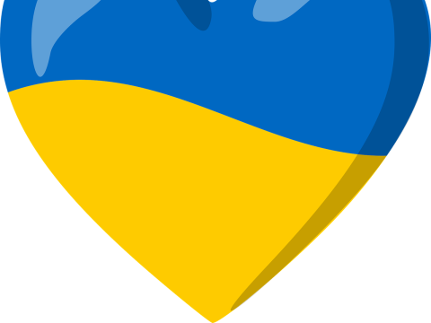 Vlag Oekraine - hart